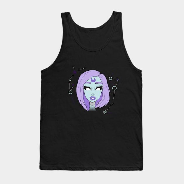 Galaxy Princess Tank Top by KaonashixJo